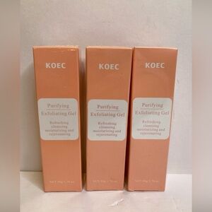 Lot Of 3 Koec Purifying Exfoliating Gel 1.76 Oz 50g Exp Oct 2029
